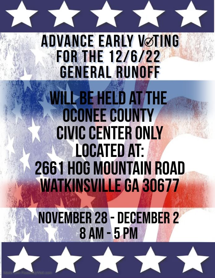 Advance Early Voting Notice