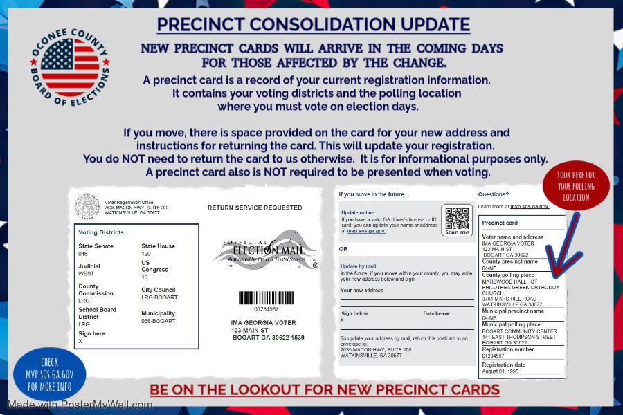 Notice regarding Precinct Consolidation 