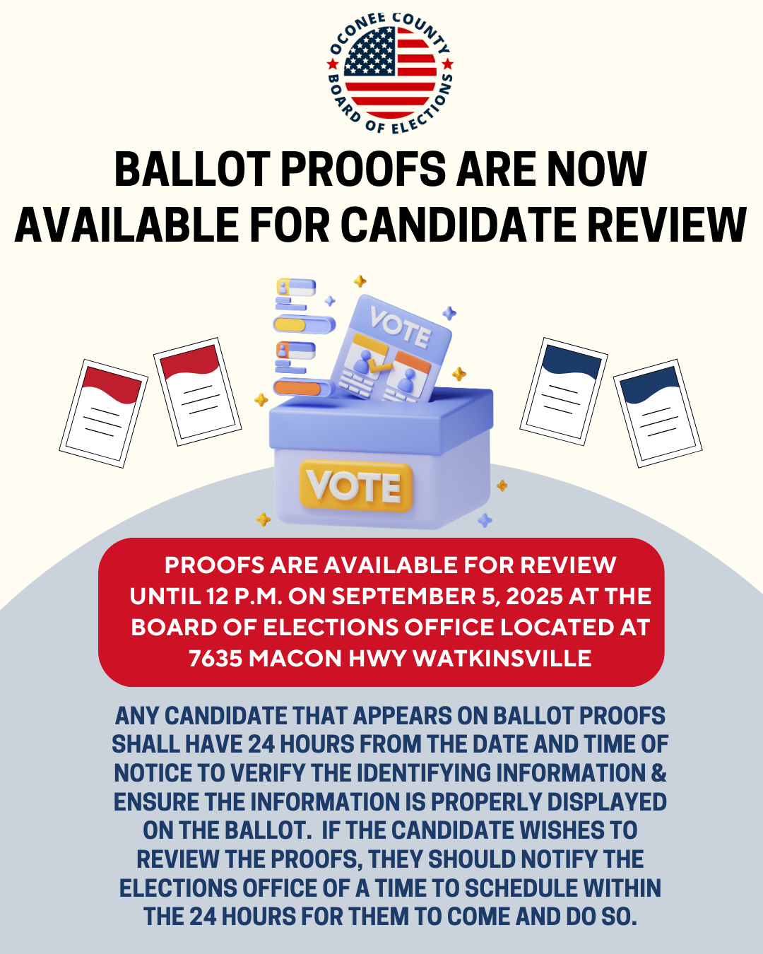Ballot Review Notice